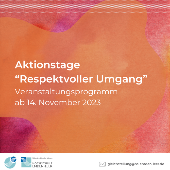 Werbung Aktionstage Respektvoller Umgang, Veranstaltungen ab 14. November 2023