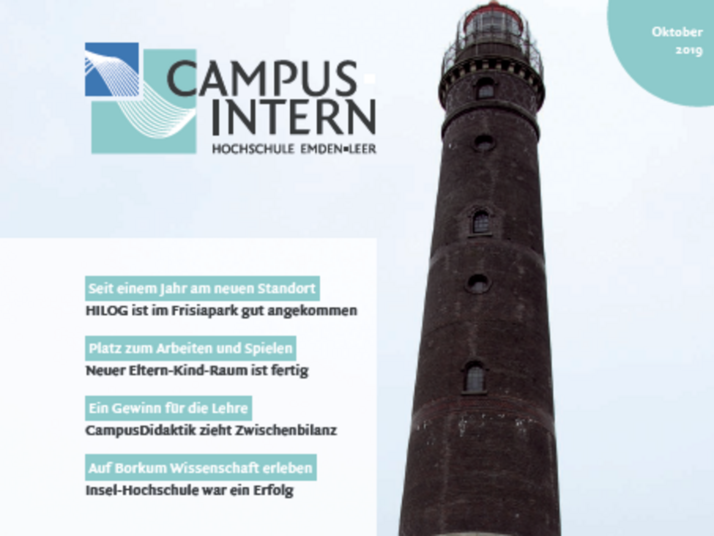 Ausgabe Okt. 2019, Campus intern