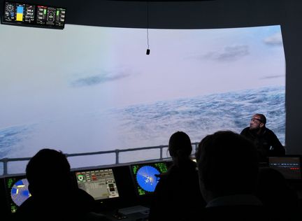 Ein Blick in unseren Simulator bei Sturm