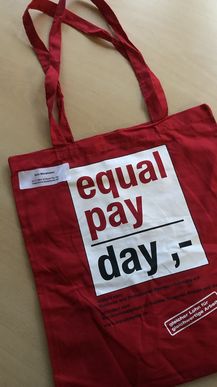 Equal Pay Day Jutebeutel